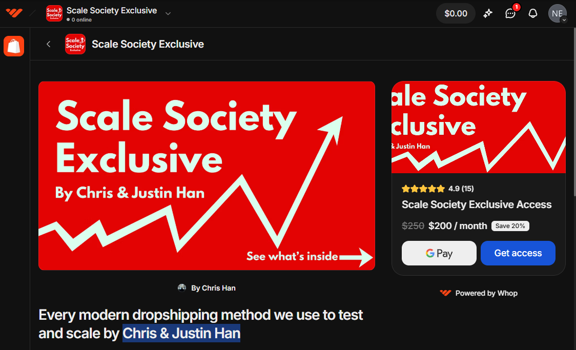Chris & Justin Han – Scale Society Exclusive