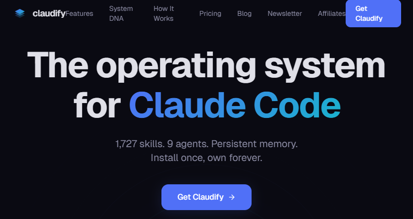 Claudify – The operating system for Claude Code