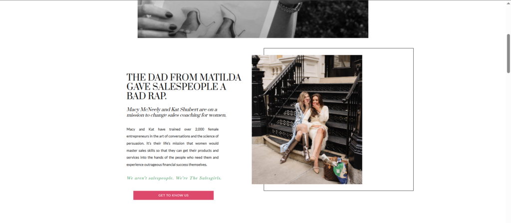 Master the Art of Selling with The Salesgirls The School of Sales Course